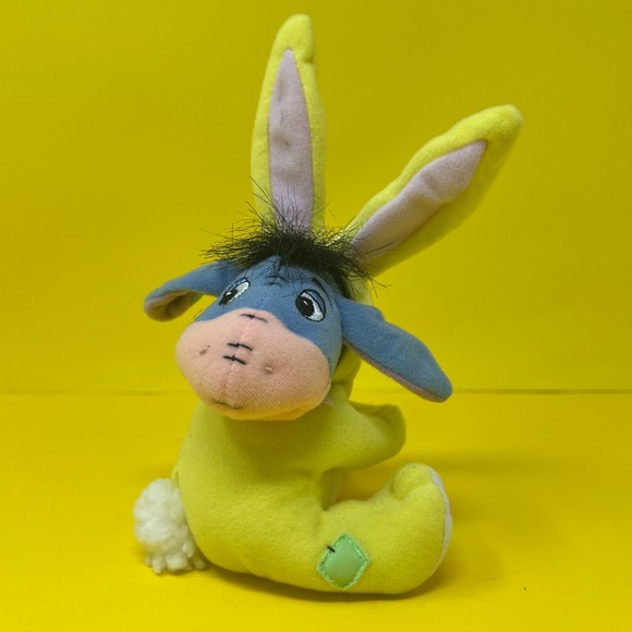 Fisher Price Plush Eeyore Bunny w/ Ears Hugger Plush Toy Stuffed Animal 2002 - Picture 16 of 16
